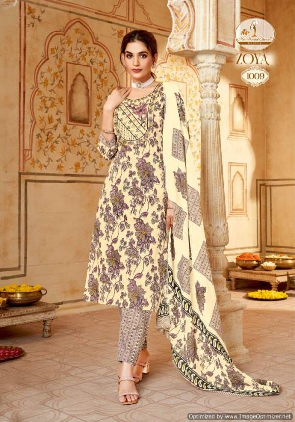 Miss World Zoya Vol 1 Slub Printed Dress Material Collection